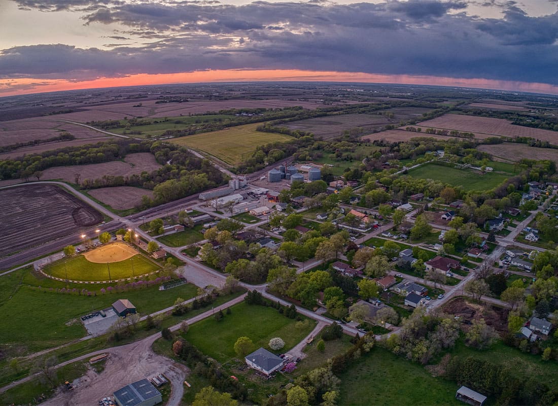 North Platte, NE - Downloaded Save to Library Preview Crop Find Similar File #- 269461789 Aerial View of the Small Village of Roca at Sunset in Rural Nebraska